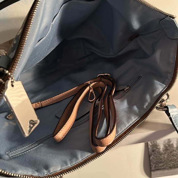 Coach Brown Signature Monogram Tote - Picture 6 of 10